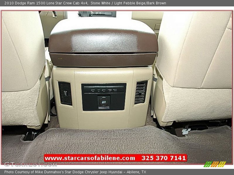 Stone White / Light Pebble Beige/Bark Brown 2010 Dodge Ram 1500 Lone Star Crew Cab 4x4