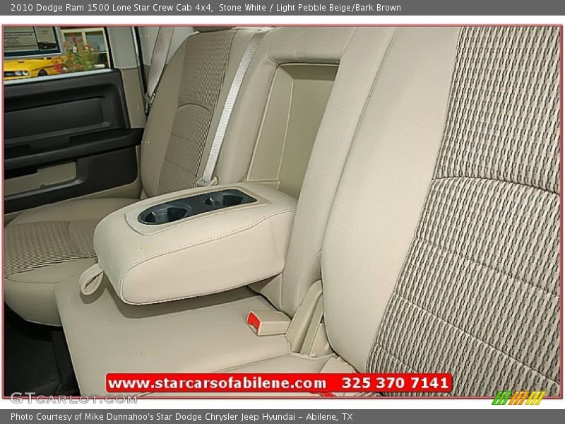 Stone White / Light Pebble Beige/Bark Brown 2010 Dodge Ram 1500 Lone Star Crew Cab 4x4