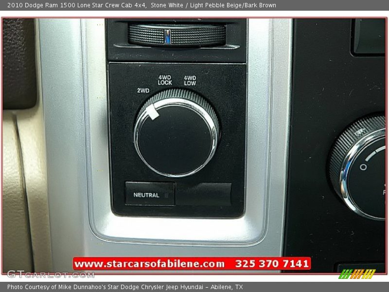 Stone White / Light Pebble Beige/Bark Brown 2010 Dodge Ram 1500 Lone Star Crew Cab 4x4