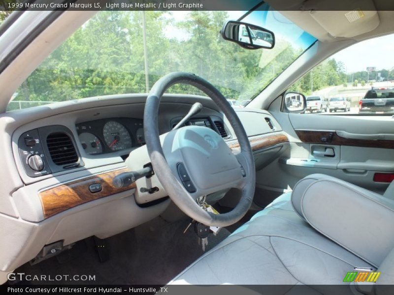 Light Blue Metallic / Light Graphite 1999 Mercury Grand Marquis LS