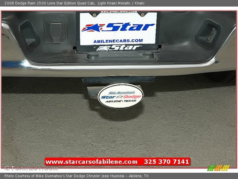 Light Khaki Metallic / Khaki 2008 Dodge Ram 1500 Lone Star Edition Quad Cab
