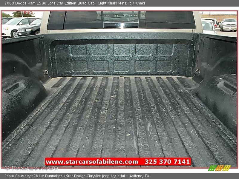 Light Khaki Metallic / Khaki 2008 Dodge Ram 1500 Lone Star Edition Quad Cab