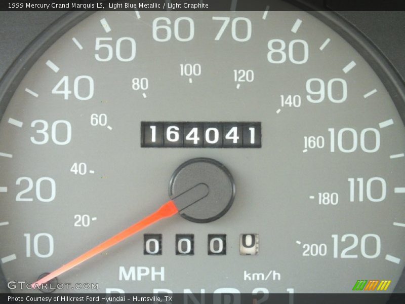 Light Blue Metallic / Light Graphite 1999 Mercury Grand Marquis LS