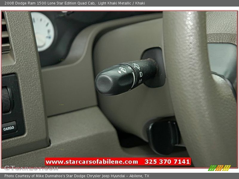 Light Khaki Metallic / Khaki 2008 Dodge Ram 1500 Lone Star Edition Quad Cab