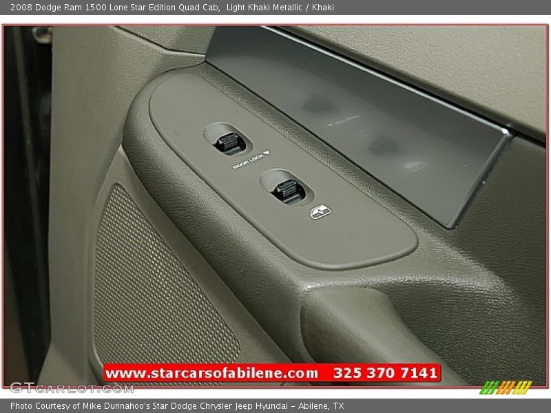 Light Khaki Metallic / Khaki 2008 Dodge Ram 1500 Lone Star Edition Quad Cab