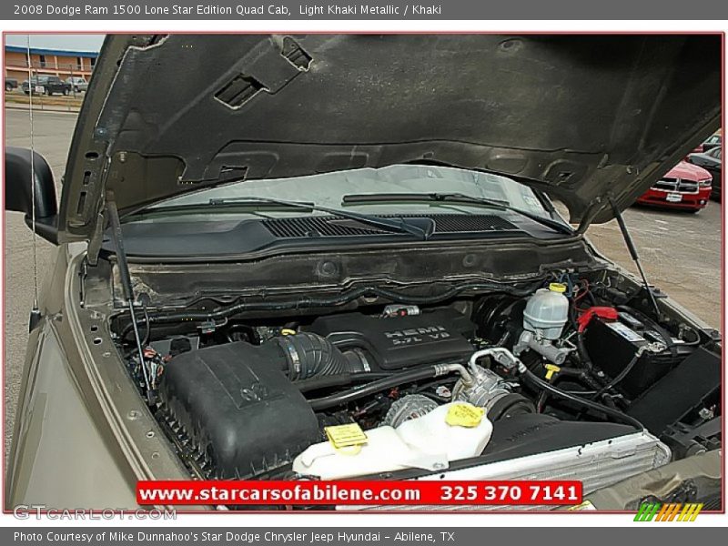 Light Khaki Metallic / Khaki 2008 Dodge Ram 1500 Lone Star Edition Quad Cab