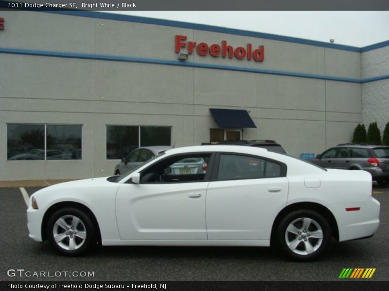Bright White / Black 2011 Dodge Charger SE
