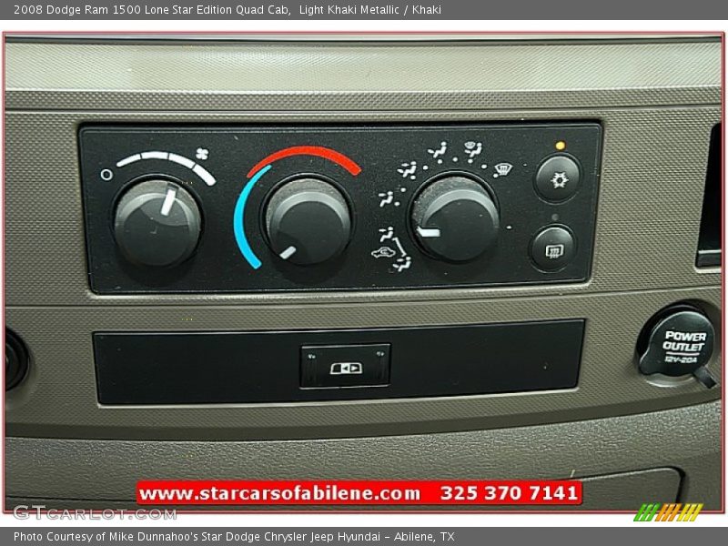 Light Khaki Metallic / Khaki 2008 Dodge Ram 1500 Lone Star Edition Quad Cab