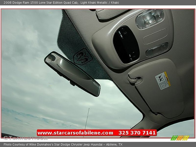 Light Khaki Metallic / Khaki 2008 Dodge Ram 1500 Lone Star Edition Quad Cab