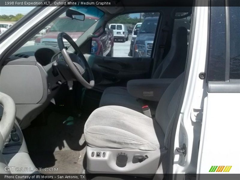 Oxford White / Medium Graphite 1998 Ford Expedition XLT