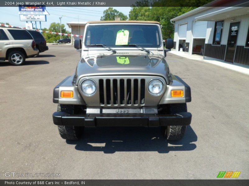 Light Khaki Metallic / Khaki 2004 Jeep Wrangler X 4x4