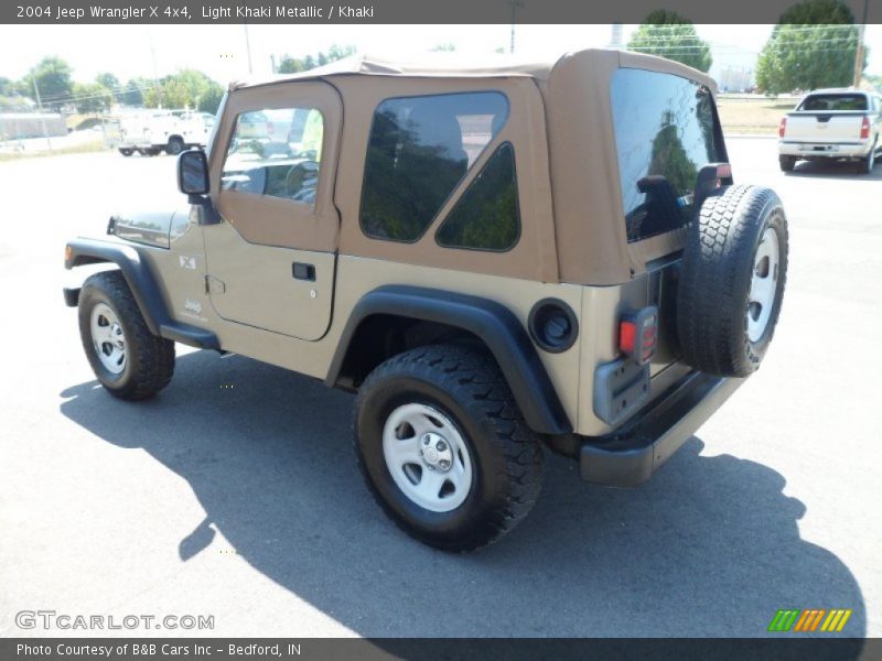 Light Khaki Metallic / Khaki 2004 Jeep Wrangler X 4x4