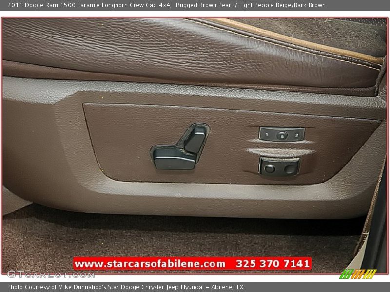 Rugged Brown Pearl / Light Pebble Beige/Bark Brown 2011 Dodge Ram 1500 Laramie Longhorn Crew Cab 4x4