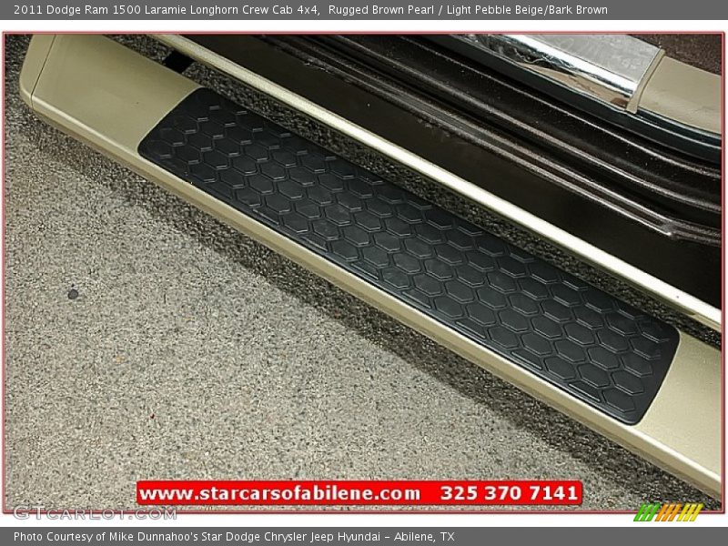 Rugged Brown Pearl / Light Pebble Beige/Bark Brown 2011 Dodge Ram 1500 Laramie Longhorn Crew Cab 4x4