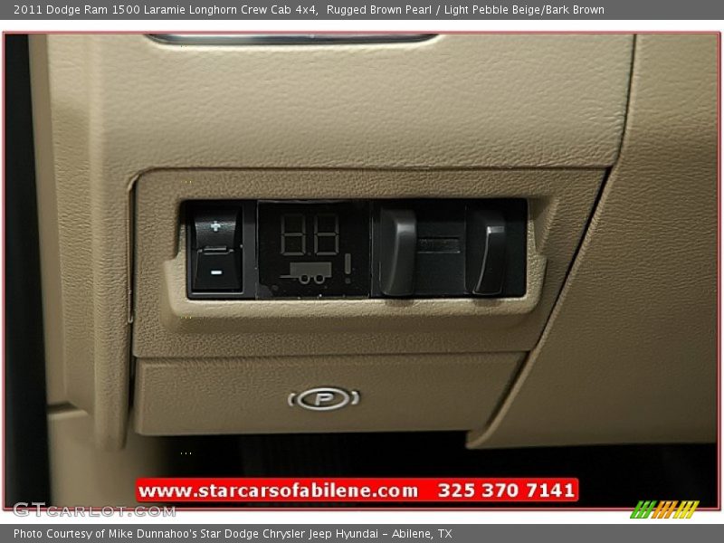 Rugged Brown Pearl / Light Pebble Beige/Bark Brown 2011 Dodge Ram 1500 Laramie Longhorn Crew Cab 4x4