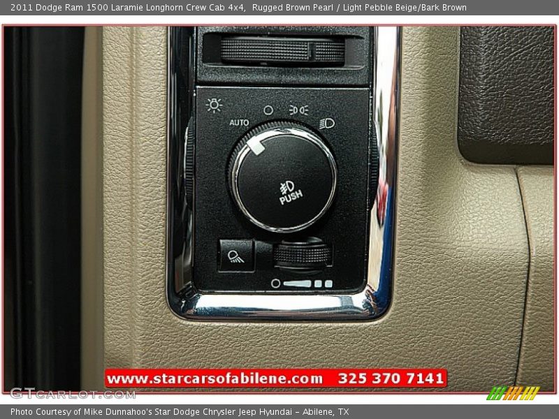 Rugged Brown Pearl / Light Pebble Beige/Bark Brown 2011 Dodge Ram 1500 Laramie Longhorn Crew Cab 4x4