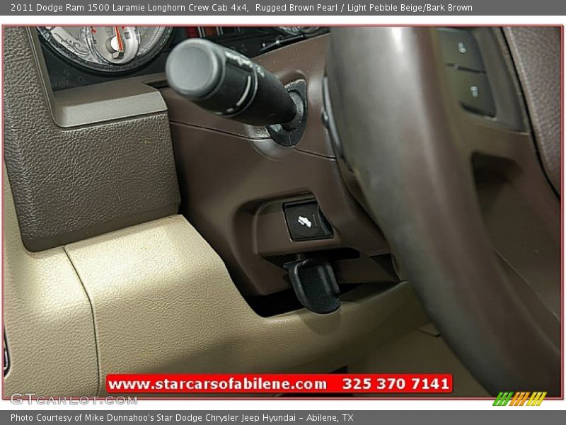 Rugged Brown Pearl / Light Pebble Beige/Bark Brown 2011 Dodge Ram 1500 Laramie Longhorn Crew Cab 4x4