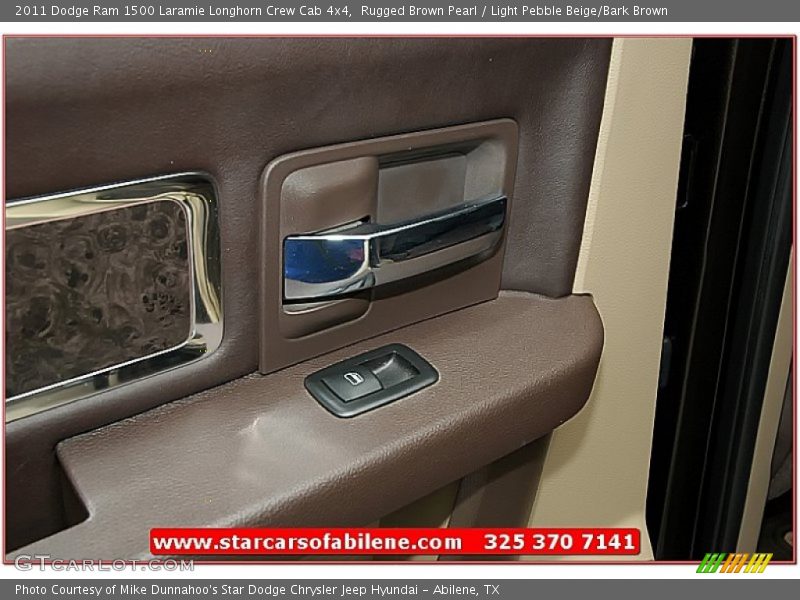 Rugged Brown Pearl / Light Pebble Beige/Bark Brown 2011 Dodge Ram 1500 Laramie Longhorn Crew Cab 4x4
