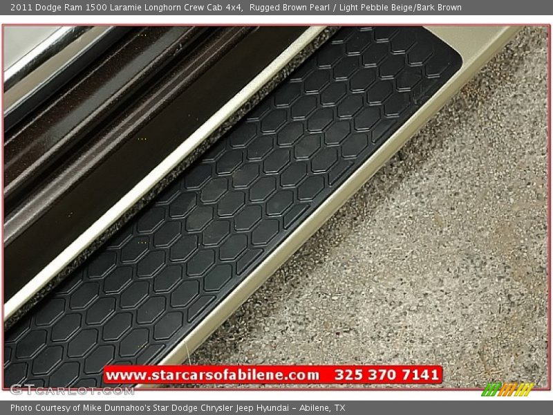Rugged Brown Pearl / Light Pebble Beige/Bark Brown 2011 Dodge Ram 1500 Laramie Longhorn Crew Cab 4x4