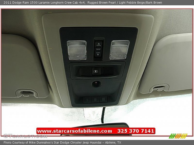 Rugged Brown Pearl / Light Pebble Beige/Bark Brown 2011 Dodge Ram 1500 Laramie Longhorn Crew Cab 4x4