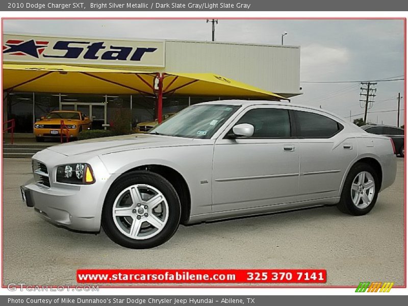 Bright Silver Metallic / Dark Slate Gray/Light Slate Gray 2010 Dodge Charger SXT