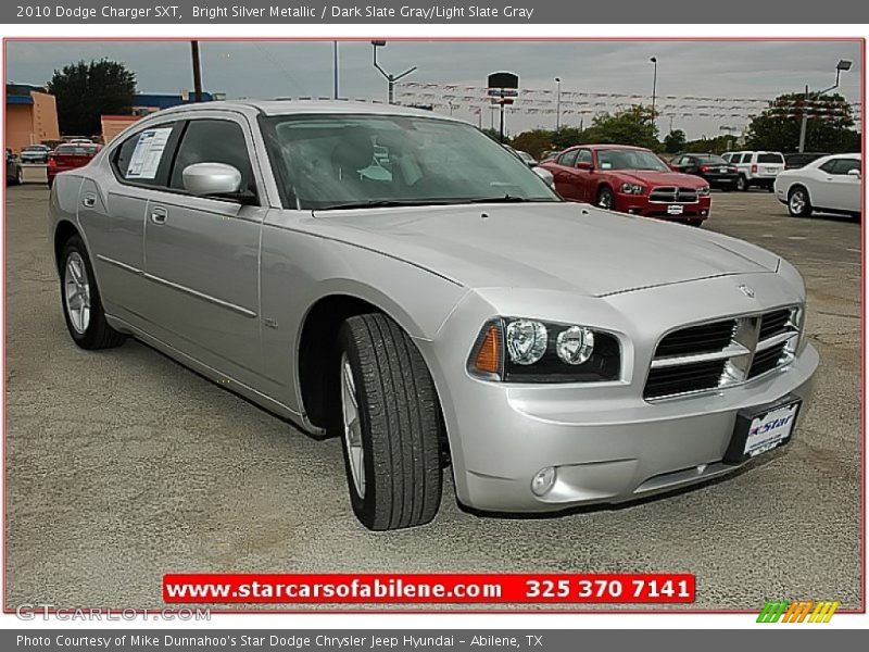 Bright Silver Metallic / Dark Slate Gray/Light Slate Gray 2010 Dodge Charger SXT
