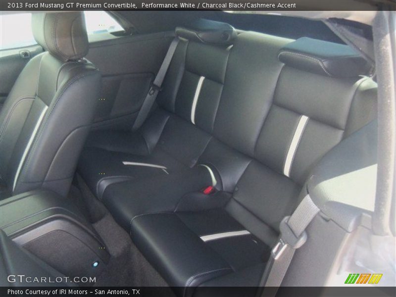 Rear Seat of 2013 Mustang GT Premium Convertible
