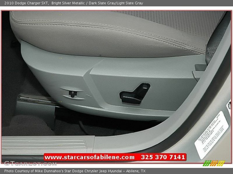 Bright Silver Metallic / Dark Slate Gray/Light Slate Gray 2010 Dodge Charger SXT