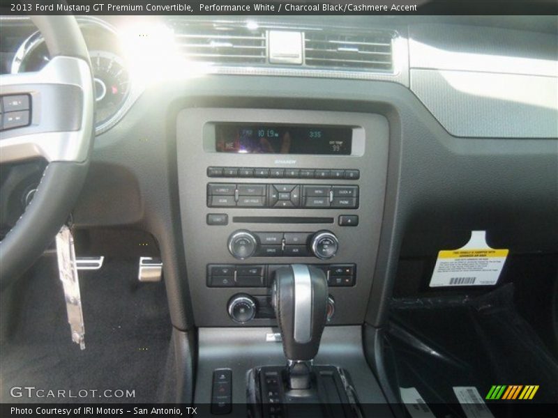 Performance White / Charcoal Black/Cashmere Accent 2013 Ford Mustang GT Premium Convertible