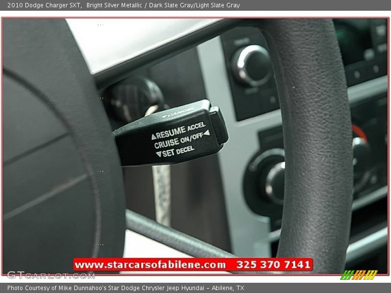 Bright Silver Metallic / Dark Slate Gray/Light Slate Gray 2010 Dodge Charger SXT