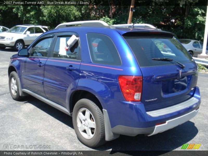 Blue Streak Metallic / Ebony 2007 Pontiac Torrent AWD
