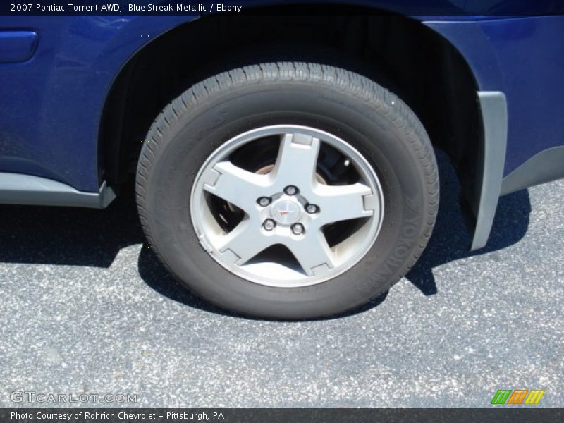 Blue Streak Metallic / Ebony 2007 Pontiac Torrent AWD