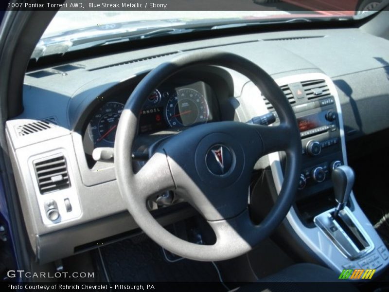 Blue Streak Metallic / Ebony 2007 Pontiac Torrent AWD
