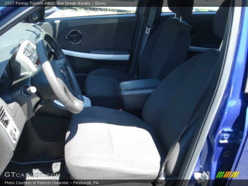 Blue Streak Metallic / Ebony 2007 Pontiac Torrent AWD