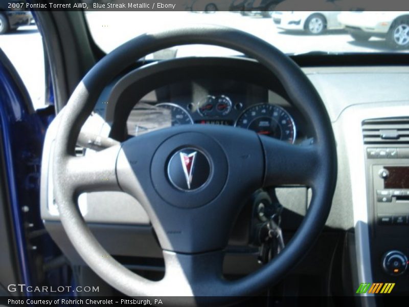 Blue Streak Metallic / Ebony 2007 Pontiac Torrent AWD