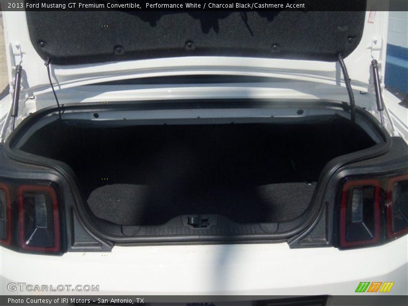 Performance White / Charcoal Black/Cashmere Accent 2013 Ford Mustang GT Premium Convertible