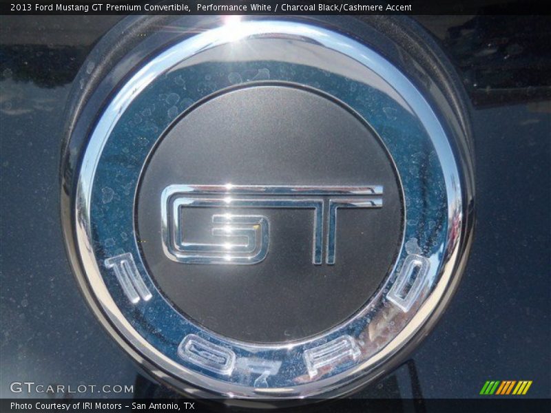 Performance White / Charcoal Black/Cashmere Accent 2013 Ford Mustang GT Premium Convertible