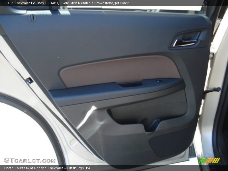 Gold Mist Metallic / Brownstone/Jet Black 2012 Chevrolet Equinox LT AWD