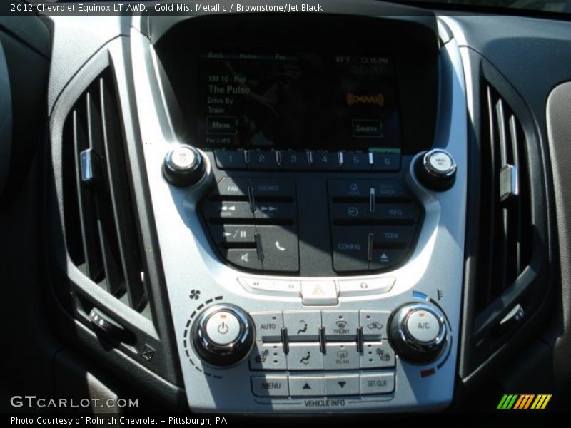 Gold Mist Metallic / Brownstone/Jet Black 2012 Chevrolet Equinox LT AWD