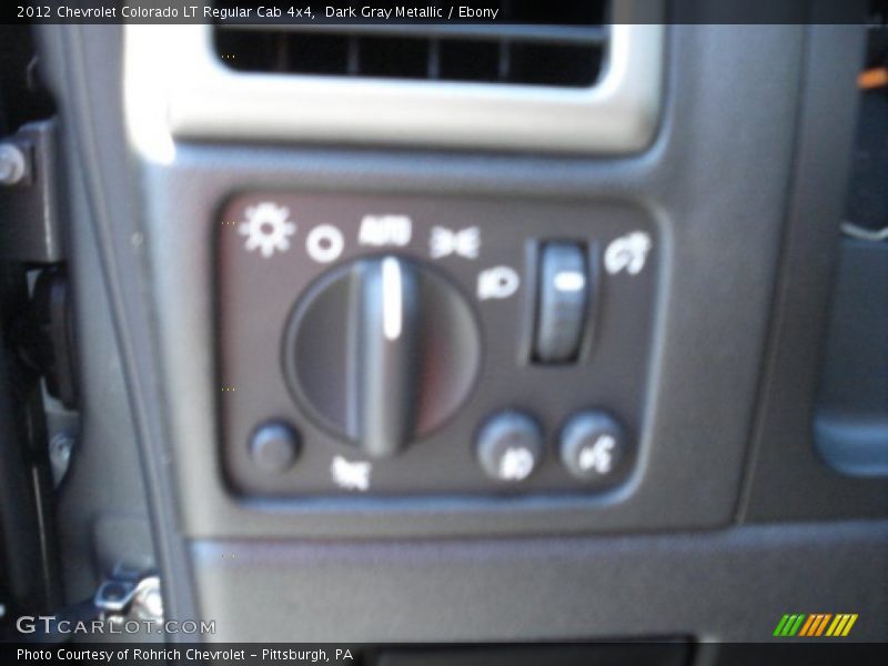 Dark Gray Metallic / Ebony 2012 Chevrolet Colorado LT Regular Cab 4x4
