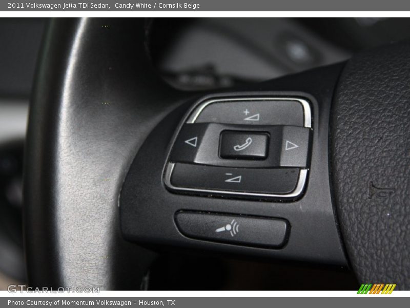 Candy White / Cornsilk Beige 2011 Volkswagen Jetta TDI Sedan