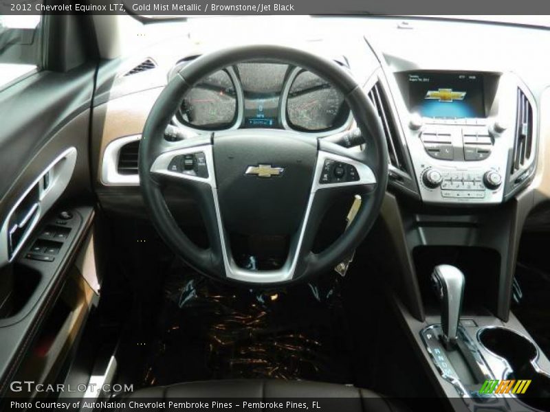 Gold Mist Metallic / Brownstone/Jet Black 2012 Chevrolet Equinox LTZ