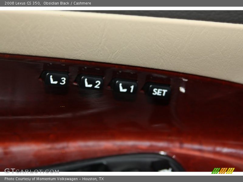 Obsidian Black / Cashmere 2008 Lexus GS 350