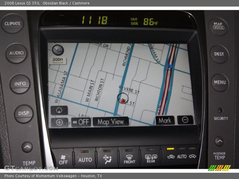 Obsidian Black / Cashmere 2008 Lexus GS 350