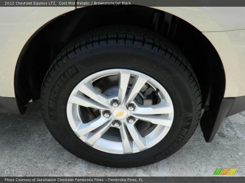 Gold Mist Metallic / Brownstone/Jet Black 2012 Chevrolet Equinox LTZ