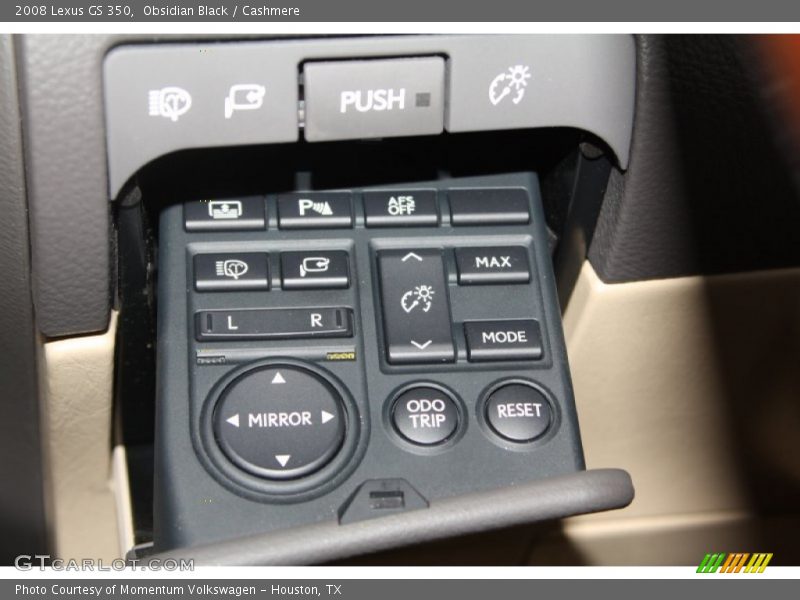 Obsidian Black / Cashmere 2008 Lexus GS 350
