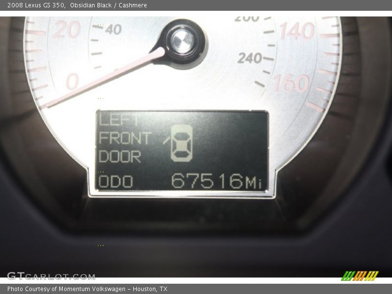 Obsidian Black / Cashmere 2008 Lexus GS 350