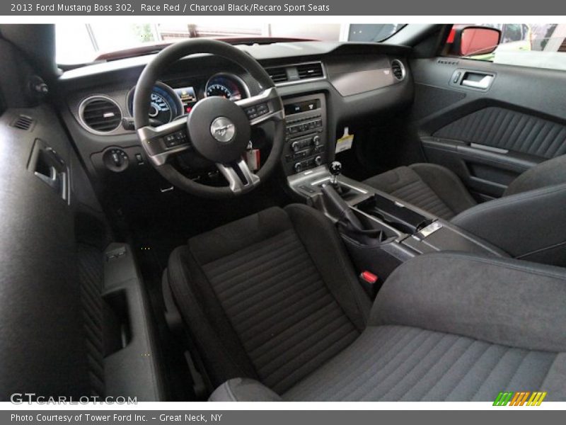 Charcoal Black/Recaro Sport Seats Interior - 2013 Mustang Boss 302 