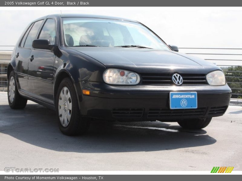 Black / Black 2005 Volkswagen Golf GL 4 Door