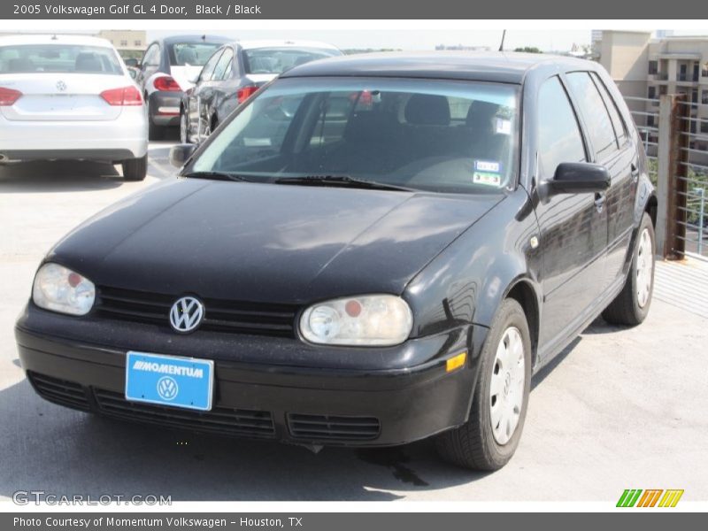 Black / Black 2005 Volkswagen Golf GL 4 Door